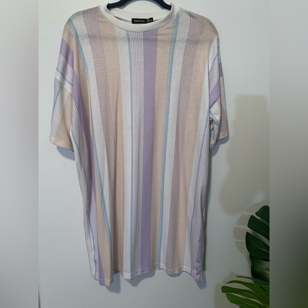 Striped T-shirt dress